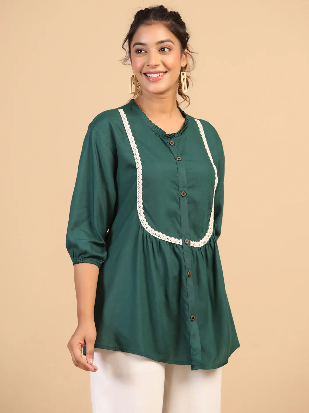 KEEVA FANCY WESTERN SHORT TOP - Anant Exports