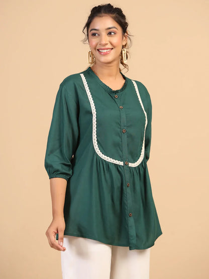 KEEVA FANCY WESTERN SHORT TOP - Anant Exports