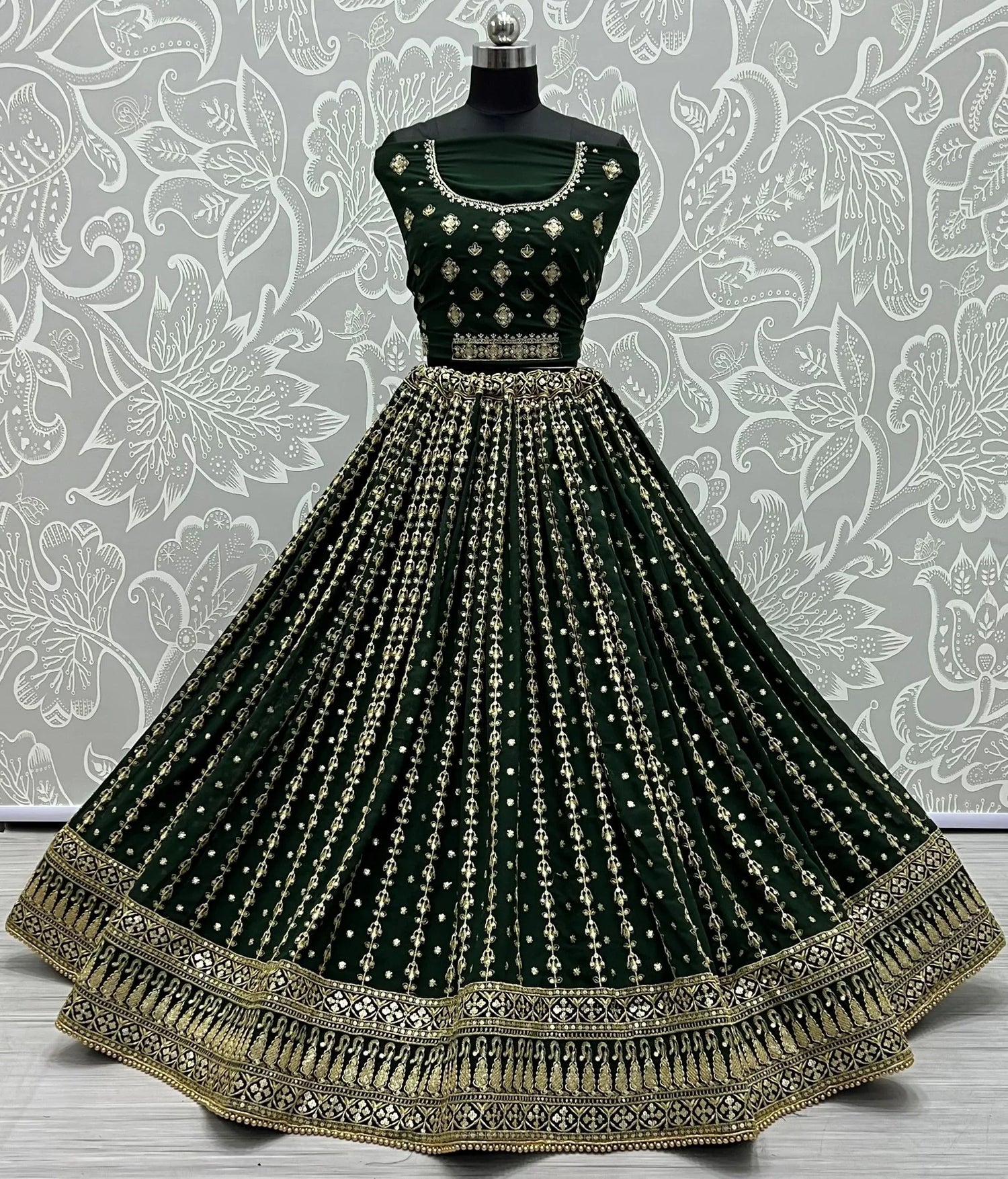Wedding Designer Georgette Lehenga Choli Design 2341
