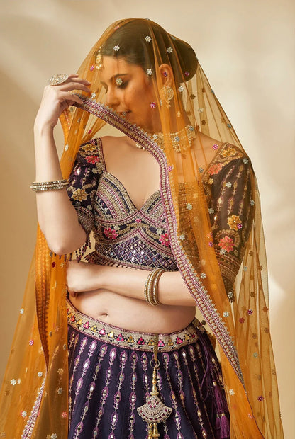 Designer Wedding Wear Pure Handwork Bridal Lehenga Choli
