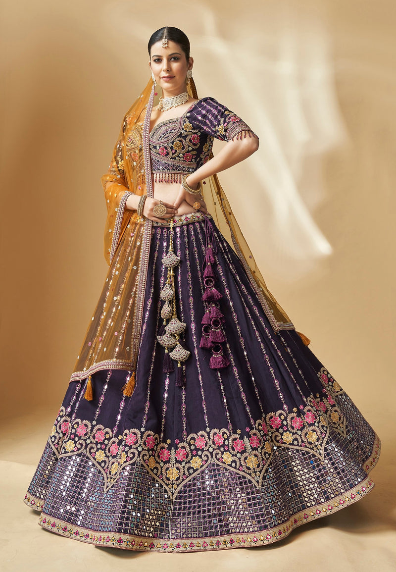 Designer Wedding Wear Pure Handwork Bridal Lehenga Choli