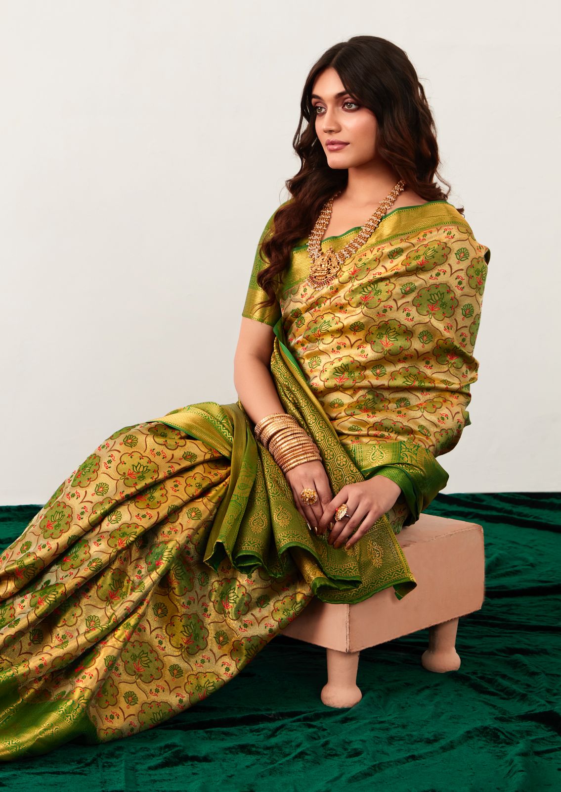 Beautiful Designer Rachita Pattu Pure Dharamavaram Silk Saree