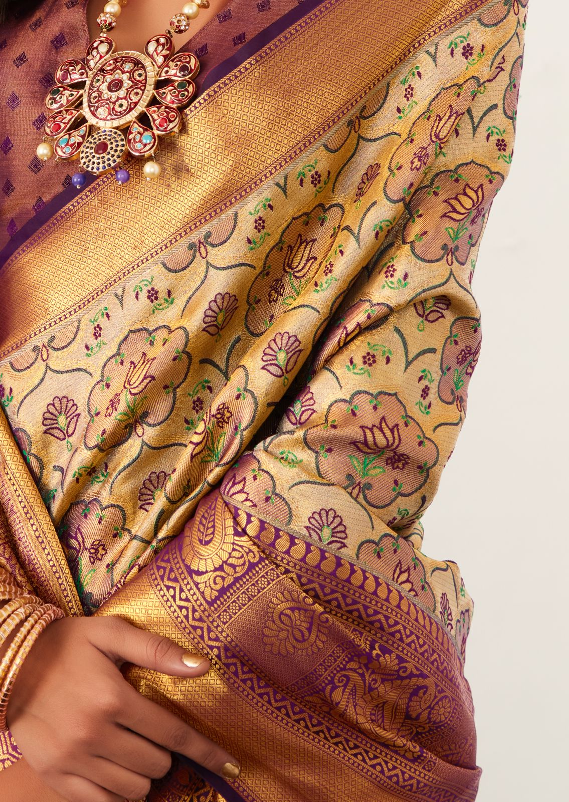 Beautiful Designer Rachita Pattu Pure Dharamavaram Silk Saree