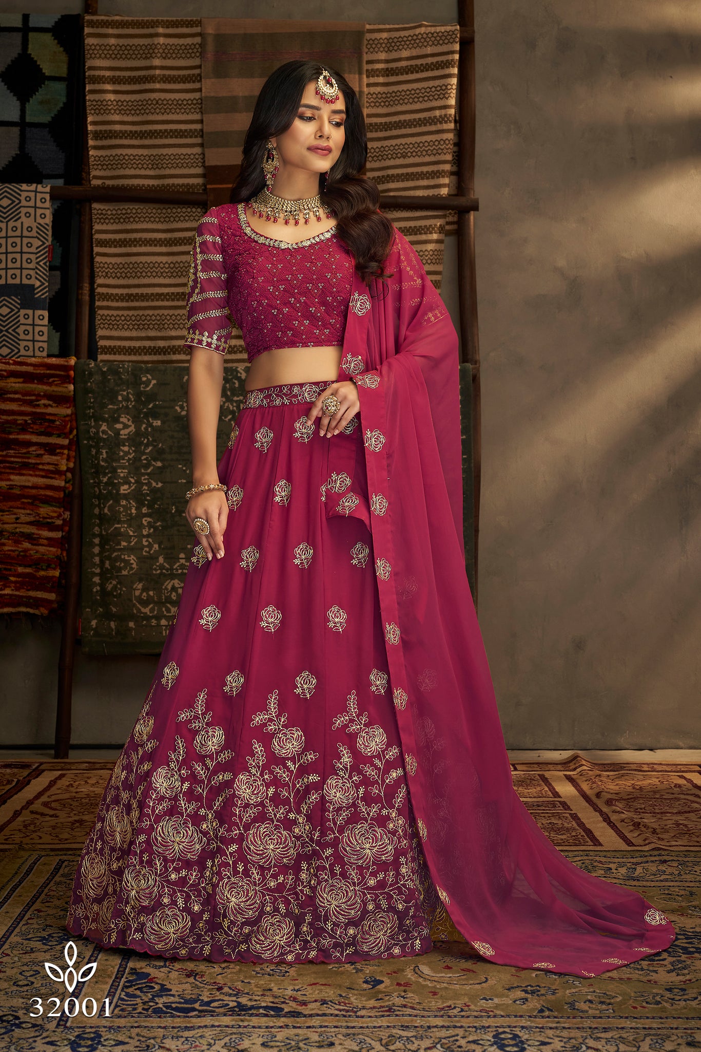 Arya Euphoria Vol-9 Dno- 32001 Designer Lehenga Anant Tex Exports Private Limited