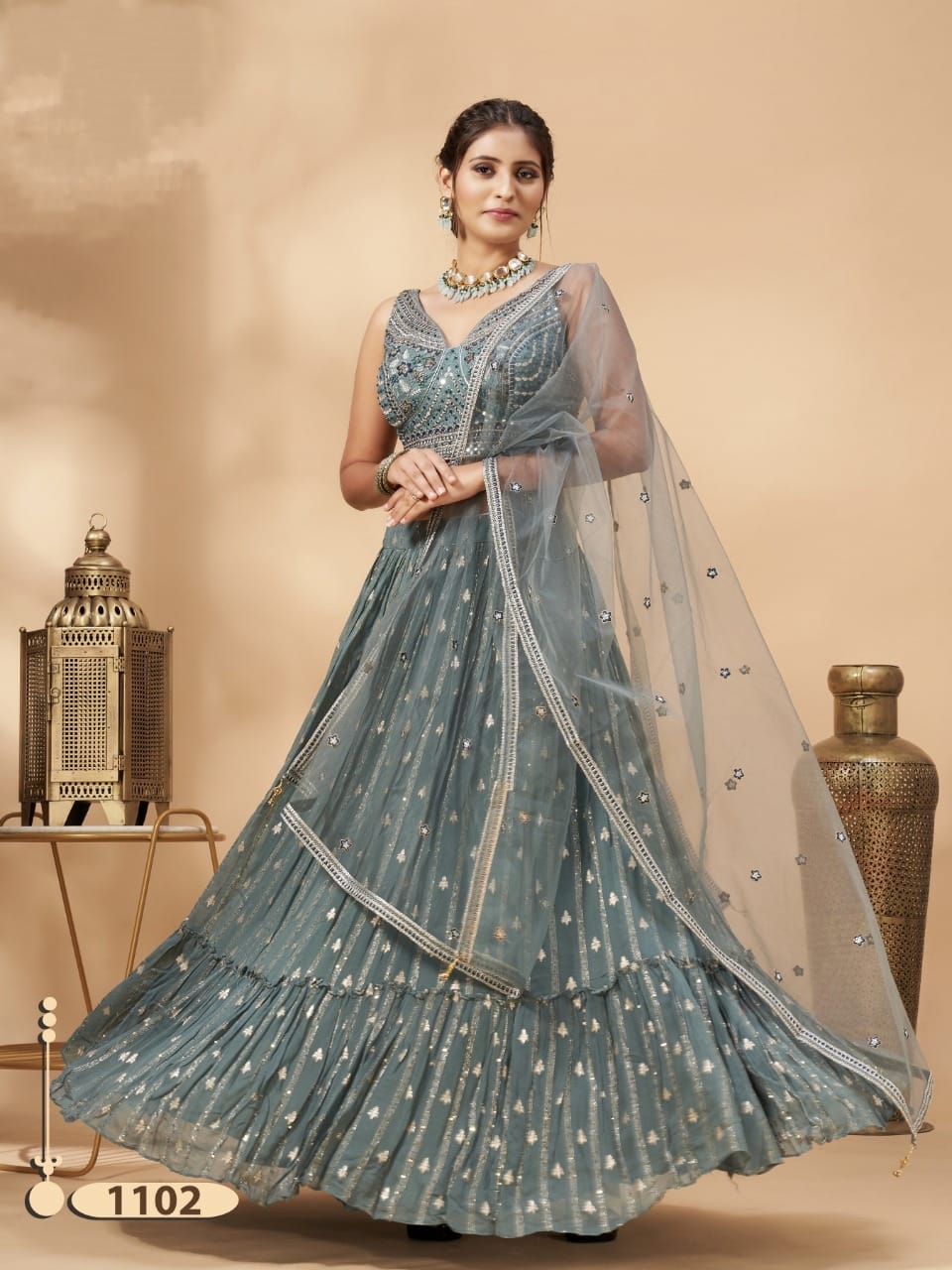 Designer Wedding Lehenga Collection Dno 1105 Anant Tex Exports Private Limited