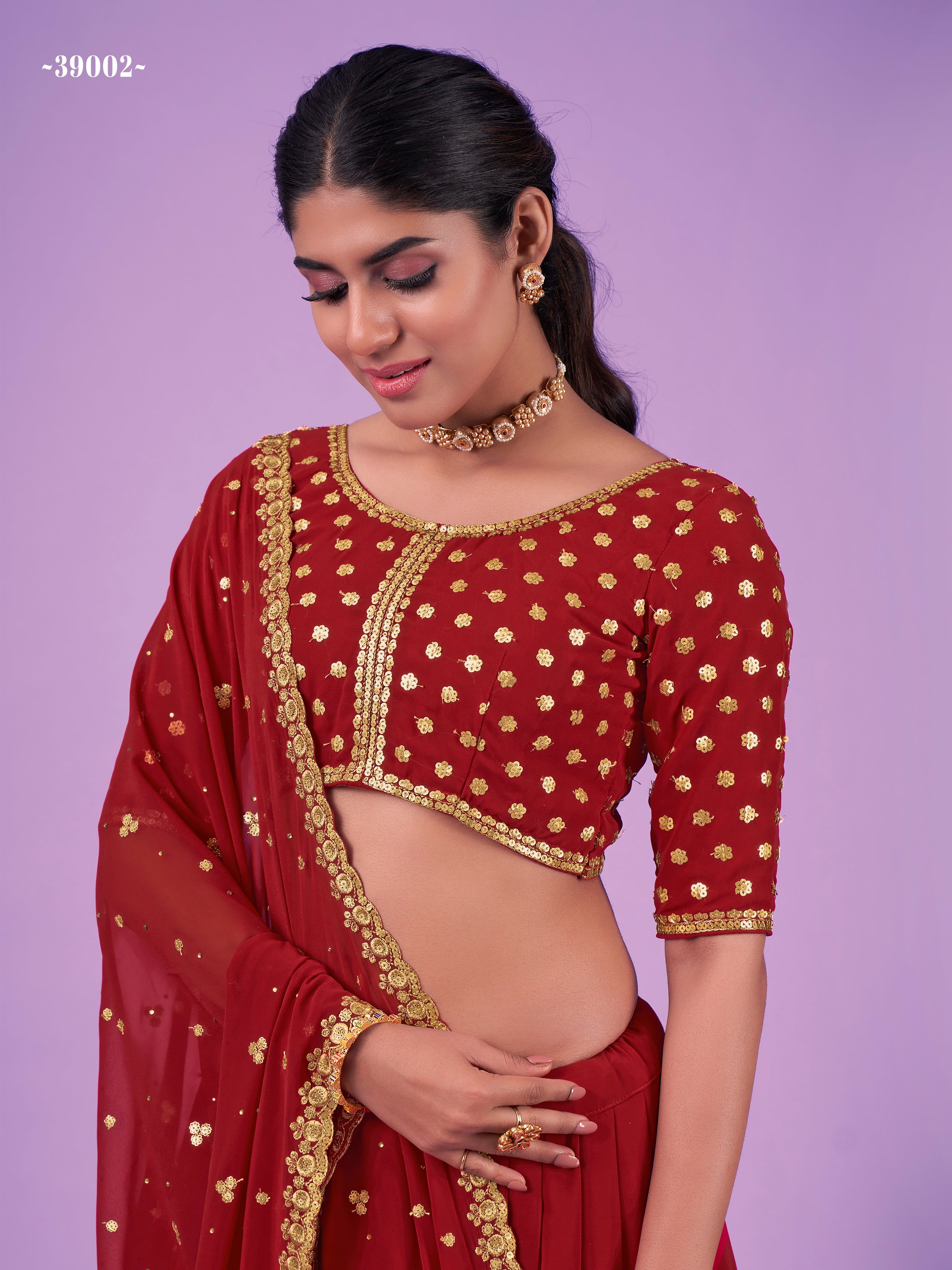 ARYA CINDRELLA VOL -14 DESIGNER LEHENGA D.NO 39002 Anant Tex Exports Private Limited