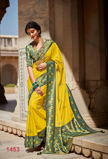 Kimora Sunehri Vol-18 1451-1465 Series Designer Saree Silk Designer Party Wear Saree Anant Tex Exports Private Limited