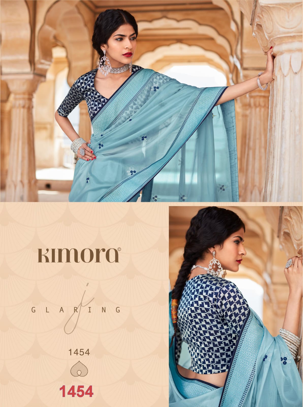 Kimora Sunehri Vol-18 1451-1465 Series Designer Saree Silk Designer Party Wear Saree Anant Tex Exports Private Limited