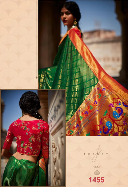 Kimora Sunehri Vol-18 1451-1465 Series Designer Saree Silk Designer Party Wear Saree Anant Tex Exports Private Limited
