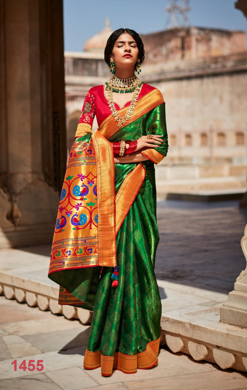 Kimora Sunehri Vol-18 1451-1465 Series Designer Saree Silk Designer Party Wear Saree Anant Tex Exports Private Limited