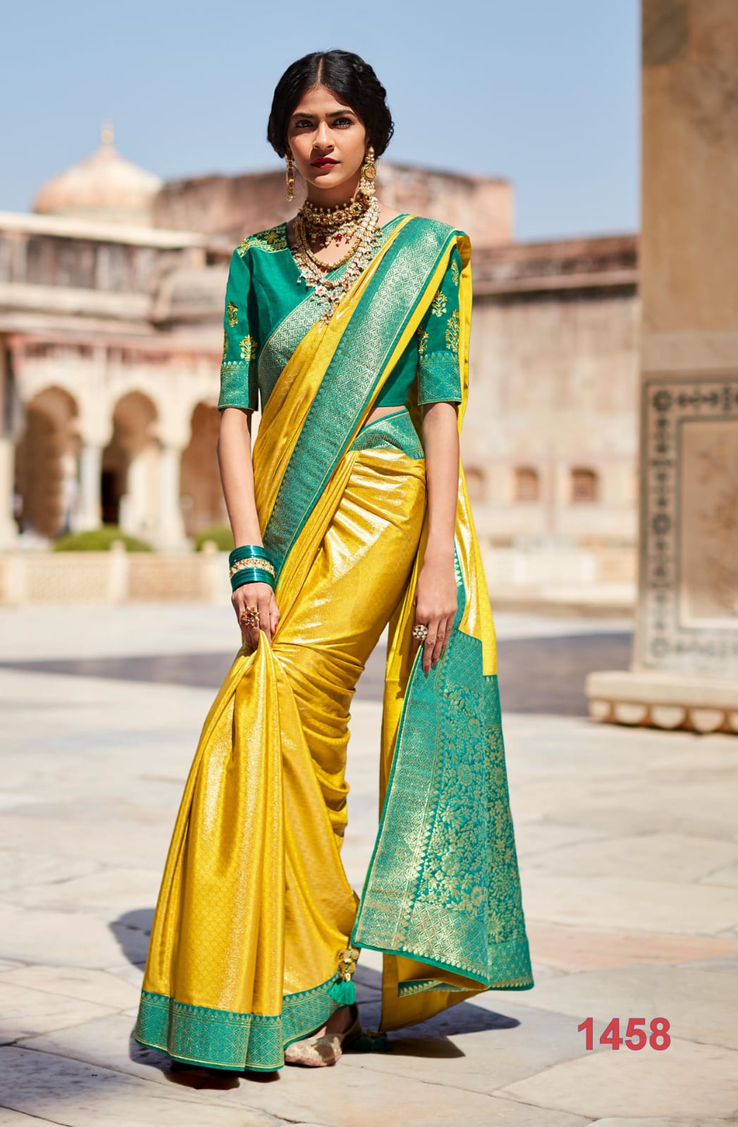 Kimora Sunehri Vol-18 1451-1465 Series Designer Saree Silk Designer Party Wear Saree Anant Tex Exports Private Limited