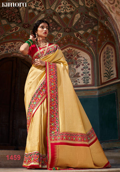 Kimora Sunehri Vol-18 1451-1465 Series Designer Saree Silk Designer Party Wear Saree Anant Tex Exports Private Limited