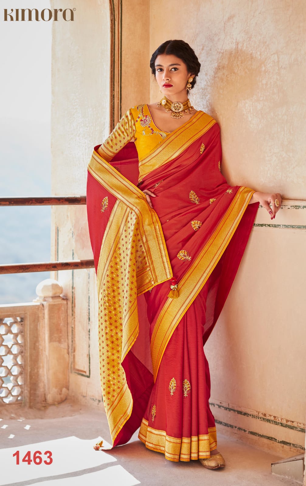 Kimora Sunehri Vol-18 1451-1465 Series Designer Saree Silk Designer Party Wear Saree Anant Tex Exports Private Limited