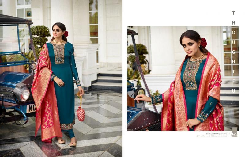 Meera Trendz Zisa Banarasi Vol-11 12621-12628 Series Full Stitched Suite Anant Tex Exports Private Limited
