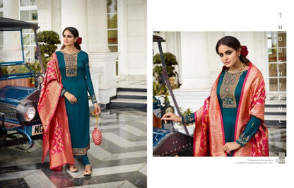 Meera Trendz Zisa Banarasi Vol-11 12621-12628 Series Full Stitched Suite Anant Tex Exports Private Limited
