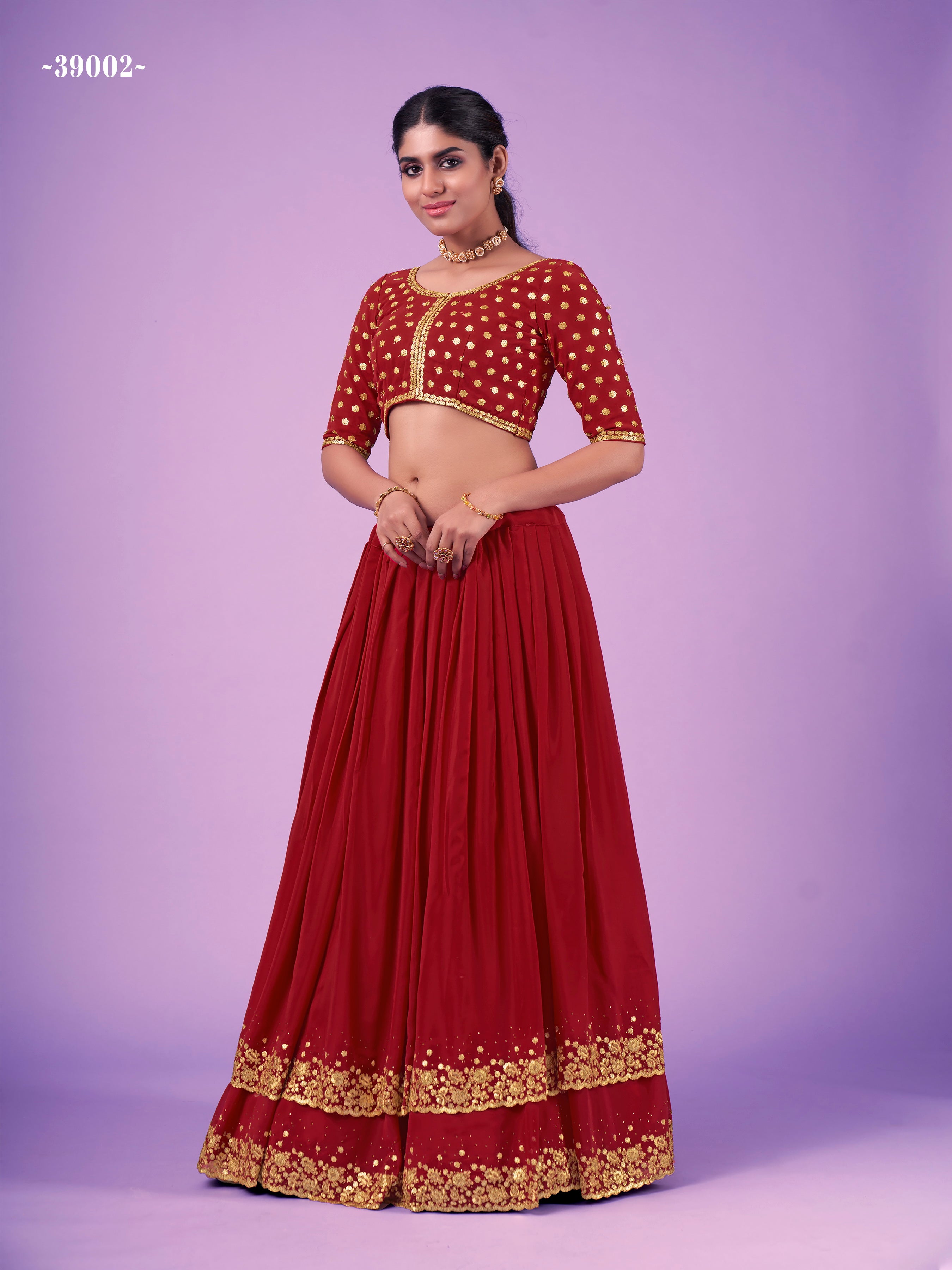 ARYA CINDRELLA VOL -14 DESIGNER LEHENGA D.NO 39002 Anant Tex Exports Private Limited
