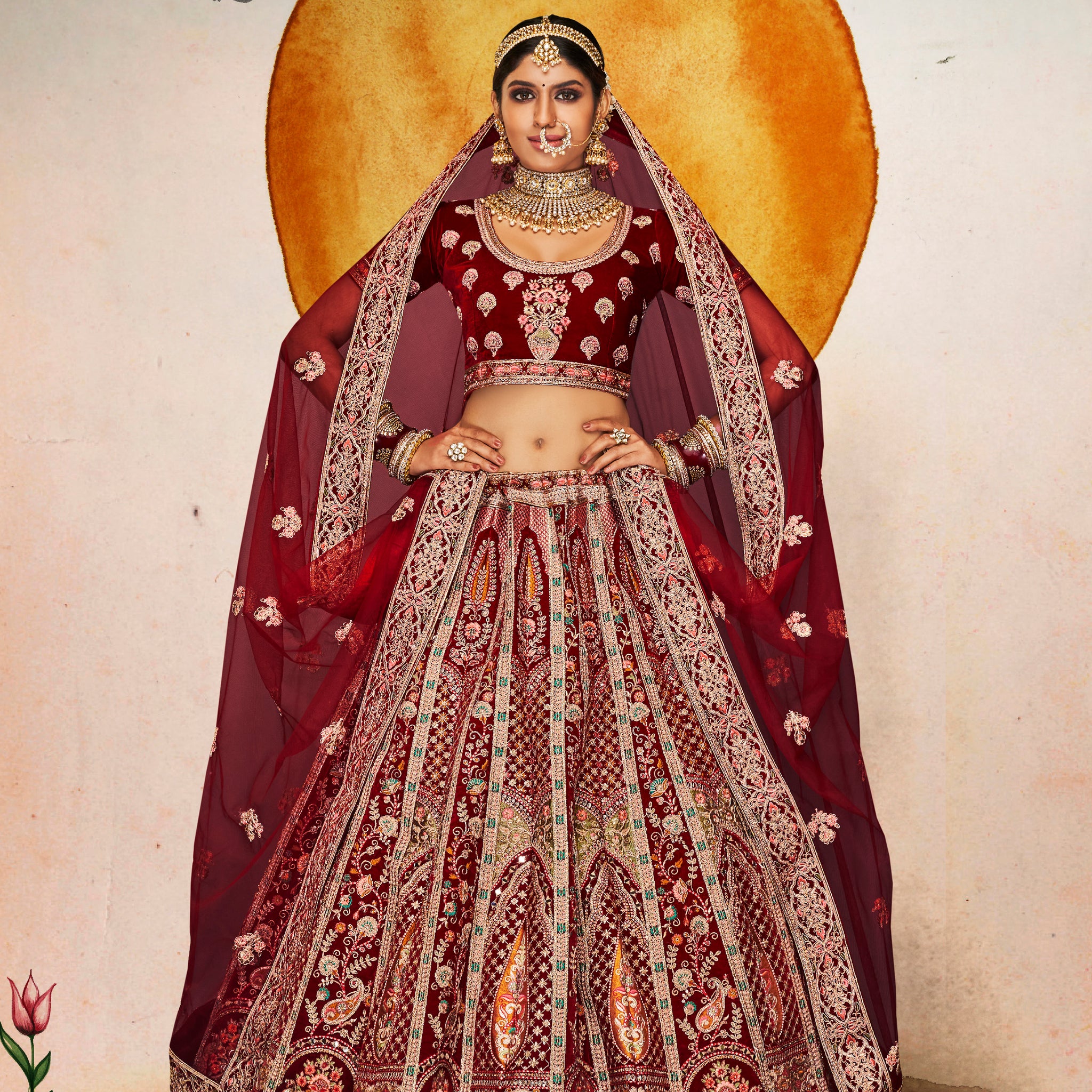 Arya Pratha Vol-3 16004 Designer Lehenga Anant Tex Exports Private Limited