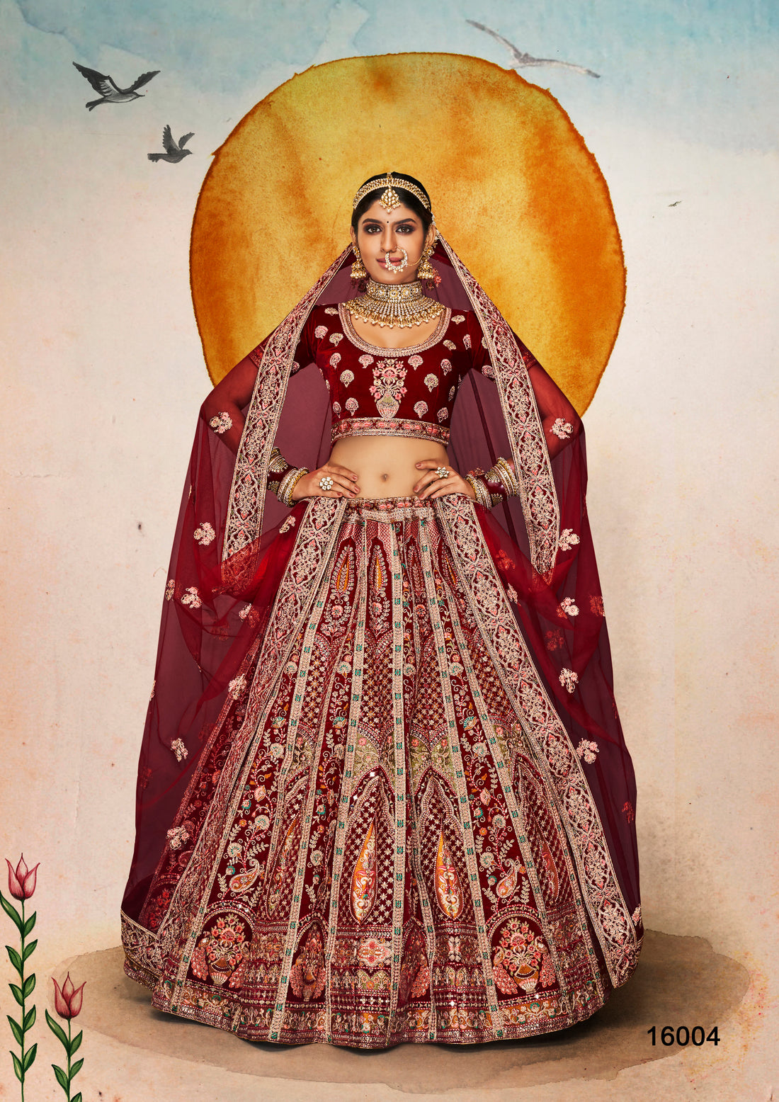 Arya Pratha Vol-3 16004 Designer Lehenga Anant Tex Exports Private Limited