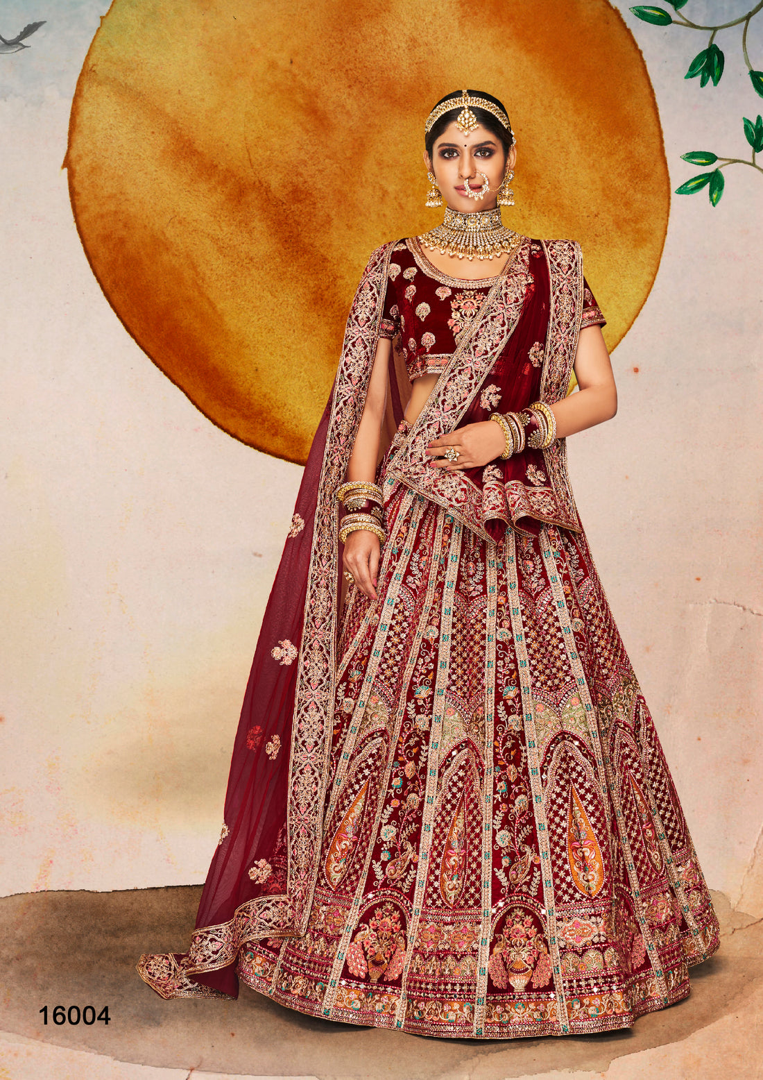 Arya Pratha Vol-3 16004 Designer Lehenga Anant Tex Exports Private Limited