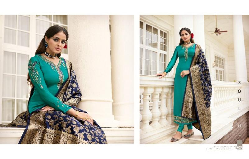 Meera Trendz Zisa Banarasi Vol-11 12621-12628 Series Full Stitched Suite Anant Tex Exports Private Limited