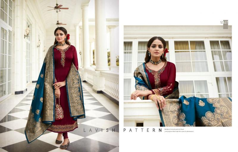 Meera Trendz Zisa Banarasi Vol-11 12621-12628 Series Full Stitched Suite Anant Tex Exports Private Limited