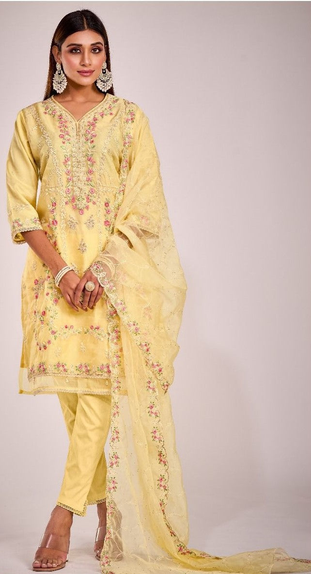 DEEPSY PURE ORGANZA DESIGNER SUIT D.NO-D-305 Anant Tex Exports Private Limited