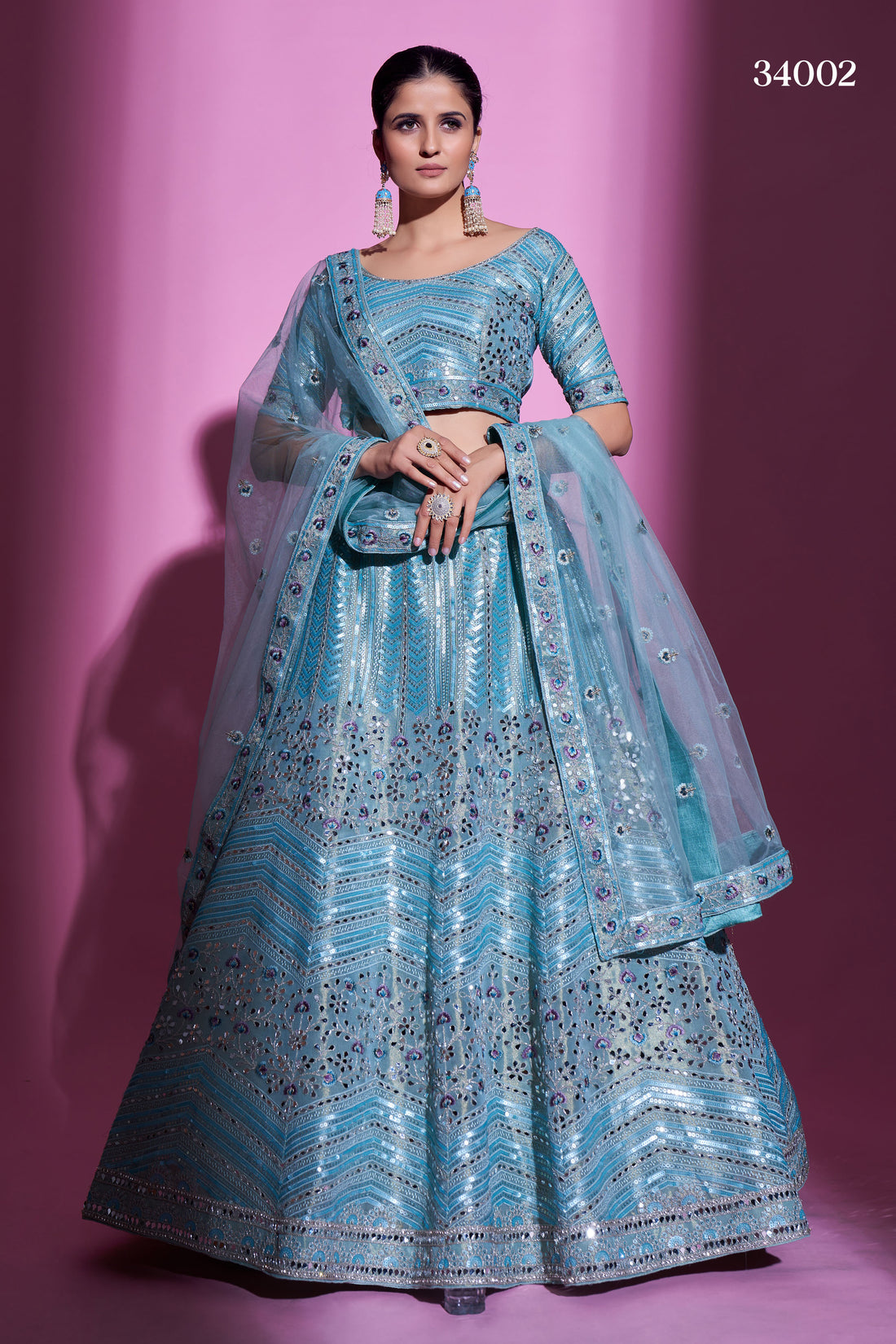 ARYA KIMAYA VOL.2 DESIGNER LEHENGA D.NO 34002 Anant Tex Exports Private Limited