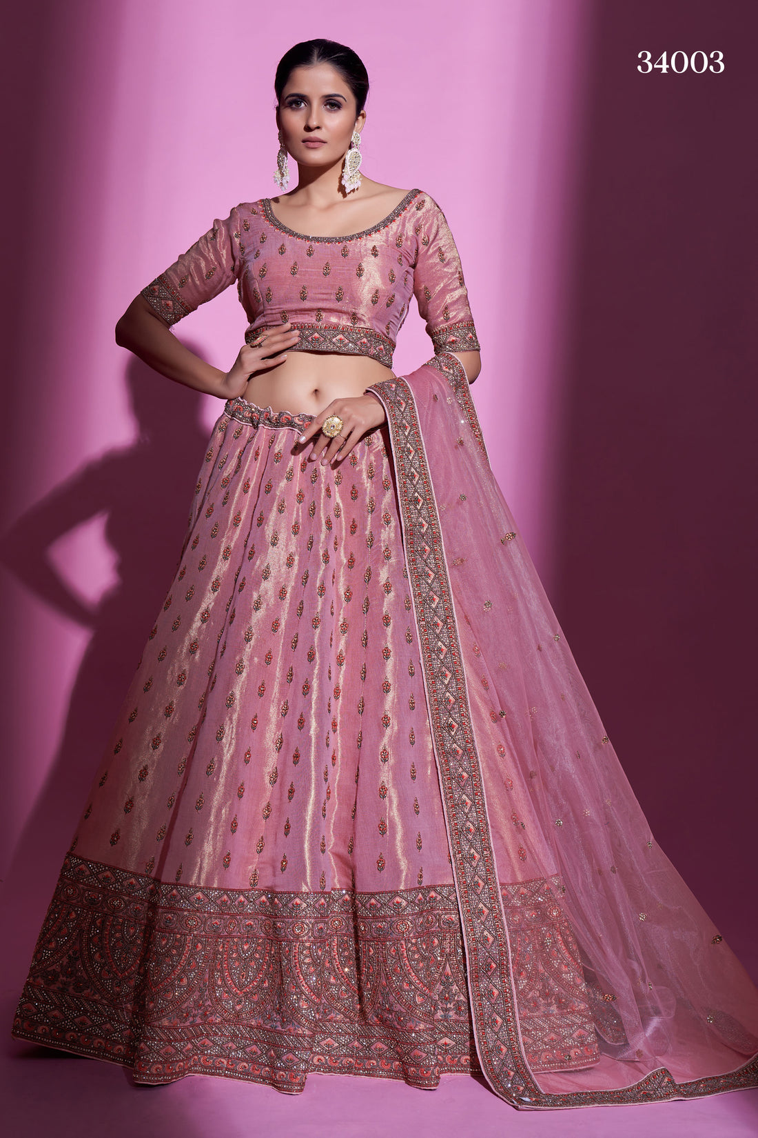 ARYA KIMAYA VOL.2 DESIGNER LEHENGA D.NO 34003 Anant Tex Exports Private Limited