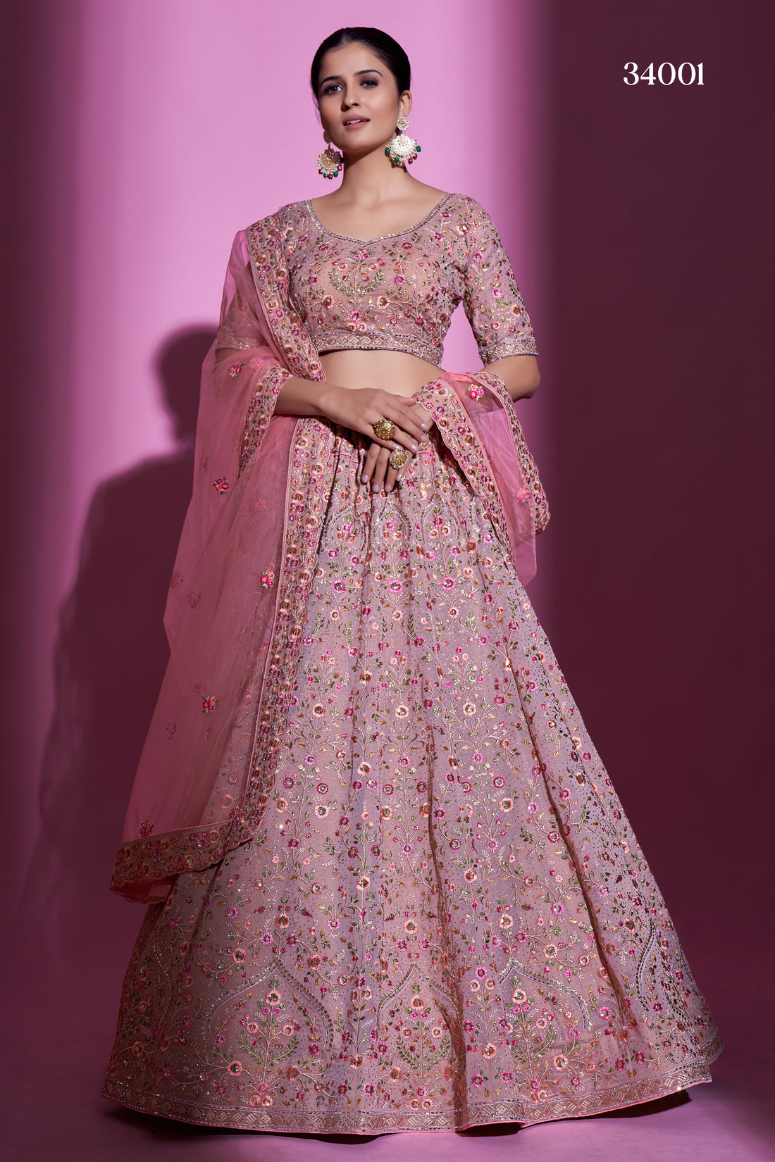 ARYA KIMAYA VOL.2 DESIGNER LEHENGA D.NO 34001 Anant Tex Exports Private Limited