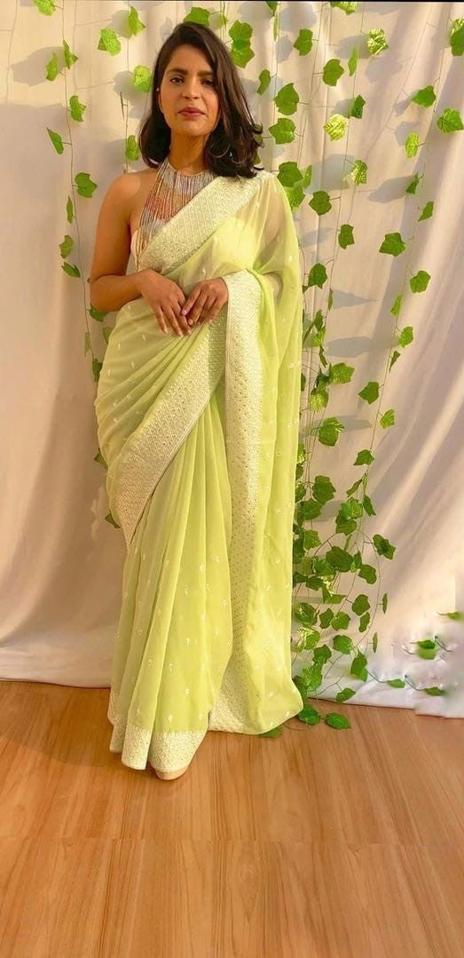 PARTY WEAR FANCY GEORGETTE SAREE Anant Tex Exports Private Limited