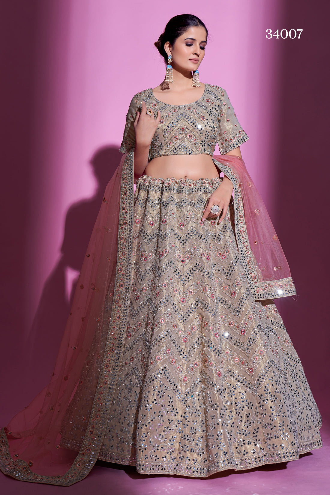 ARYA KIMAYA VOL.2 DESIGNER LEHENGA D.NO 34007 Anant Tex Exports Private Limited