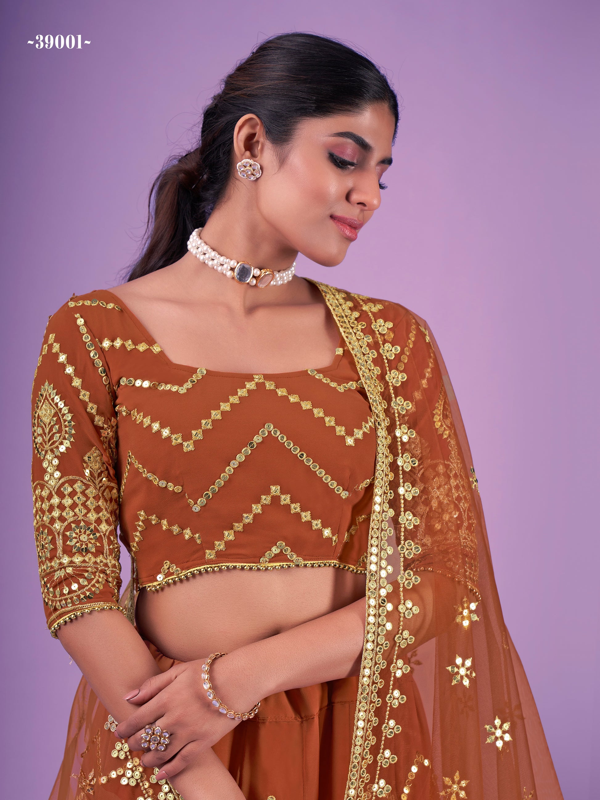 ARYA CINDRELLA VOL -14 DESIGNER LEHENGA D.NO 39001 Anant Tex Exports Private Limited