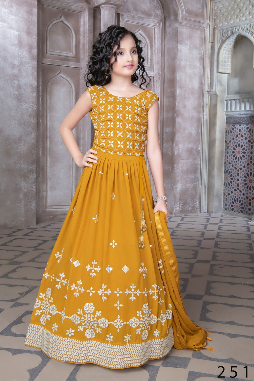 Designer Partywear Kidswear Lehenga Choli Aaradhna vol 35 251 Anant Tex Exports Private Limited