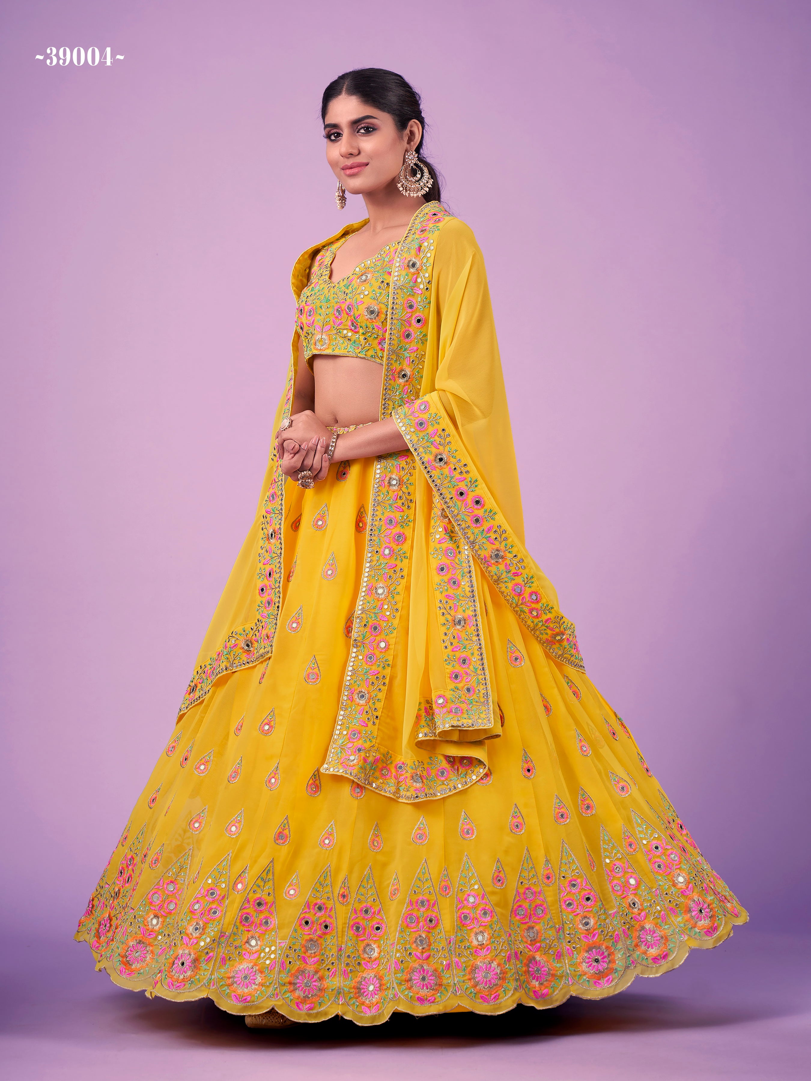 ARYA CINDRELLA VOL -14 DESIGNER LEHENGA D.NO 39004 Anant Tex Exports Private Limited