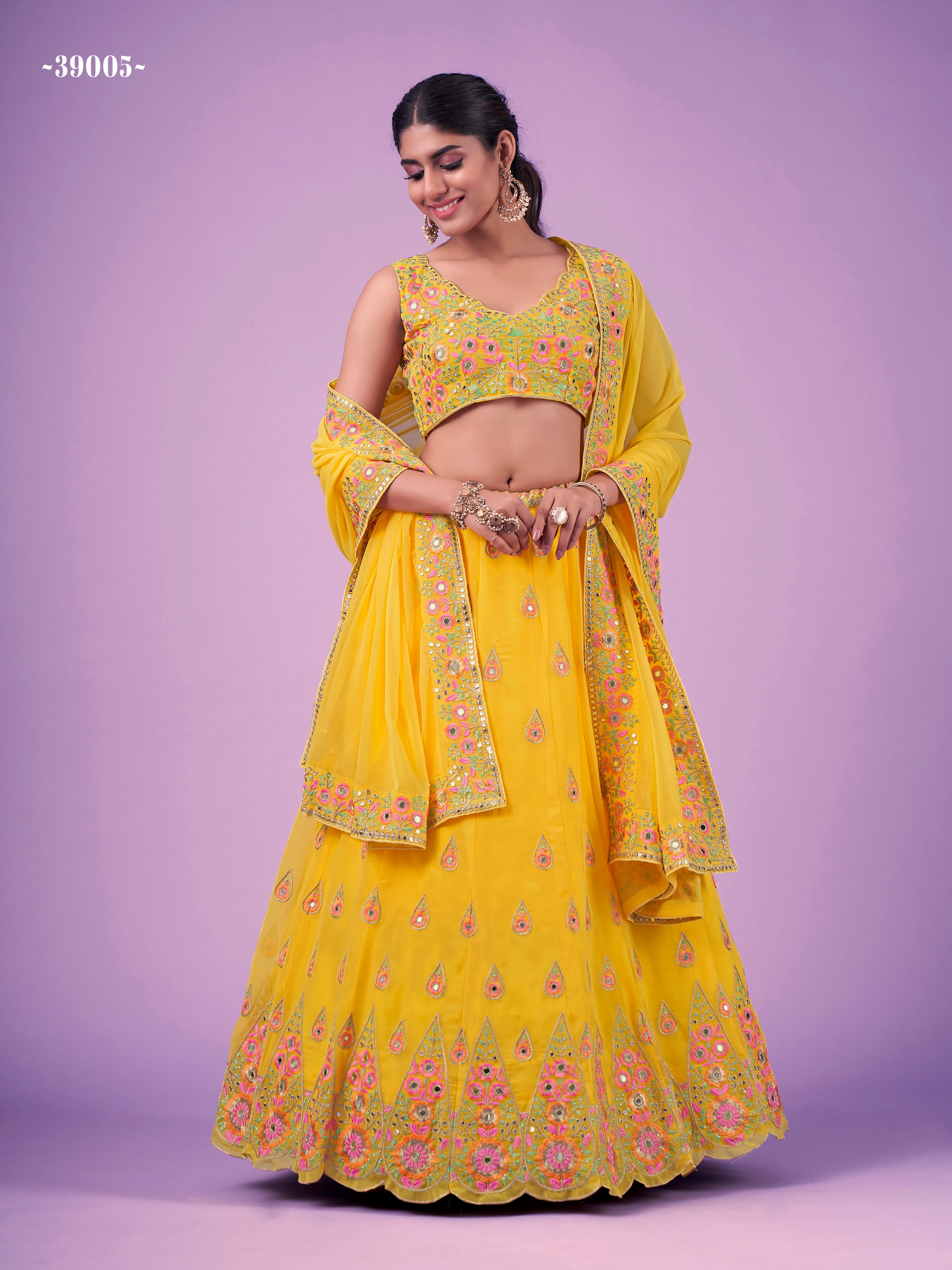 ARYA CINDRELLA VOL -14 DESIGNER LEHENGA D.NO 39004 Anant Tex Exports Private Limited