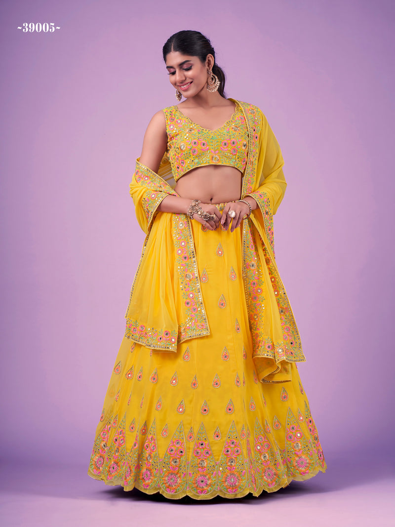 ARYA CINDRELLA VOL -14 DESIGNER LEHENGA D.NO 39004 Anant Tex Exports Private Limited