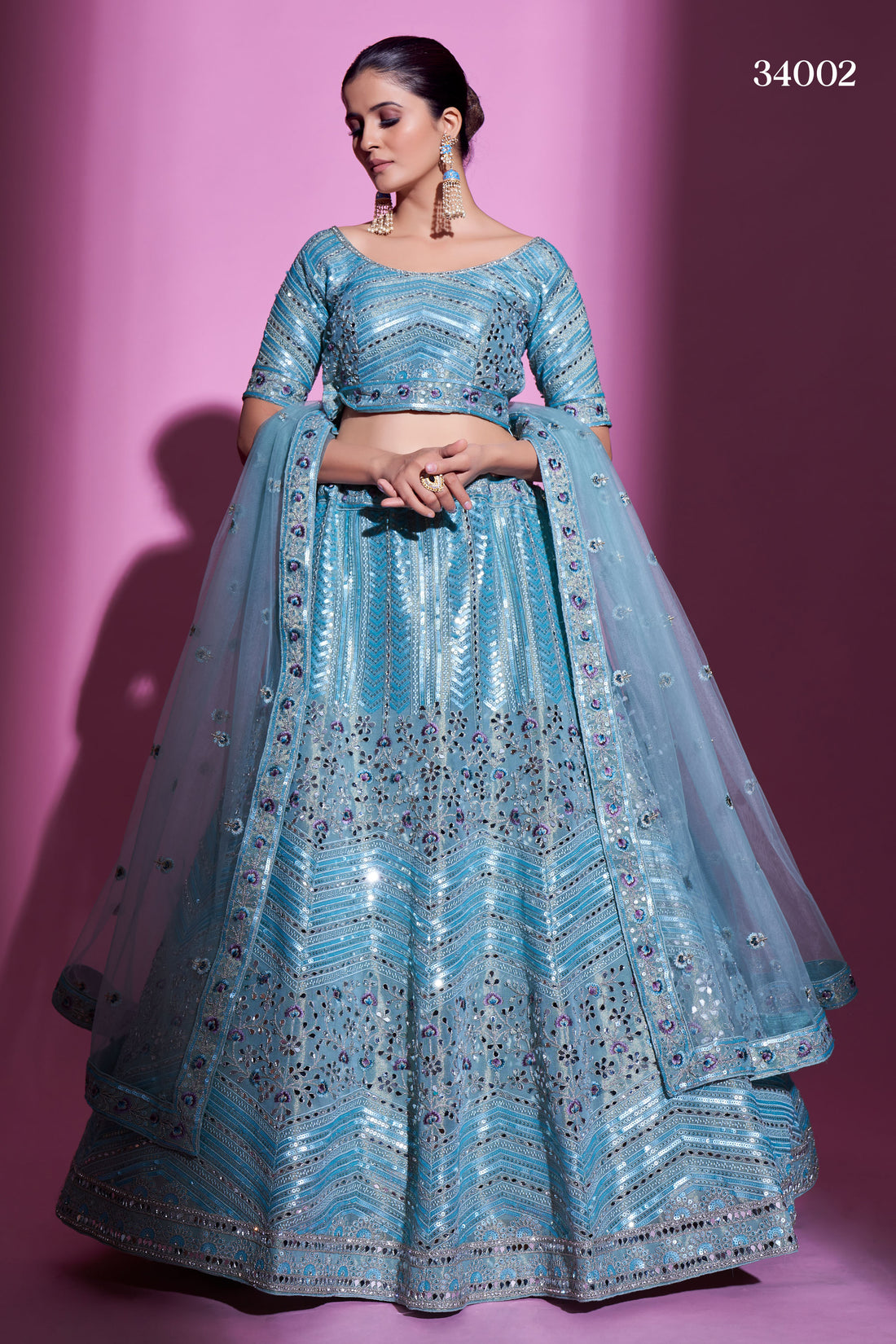 ARYA KIMAYA VOL.2 DESIGNER LEHENGA D.NO 34002 Anant Tex Exports Private Limited