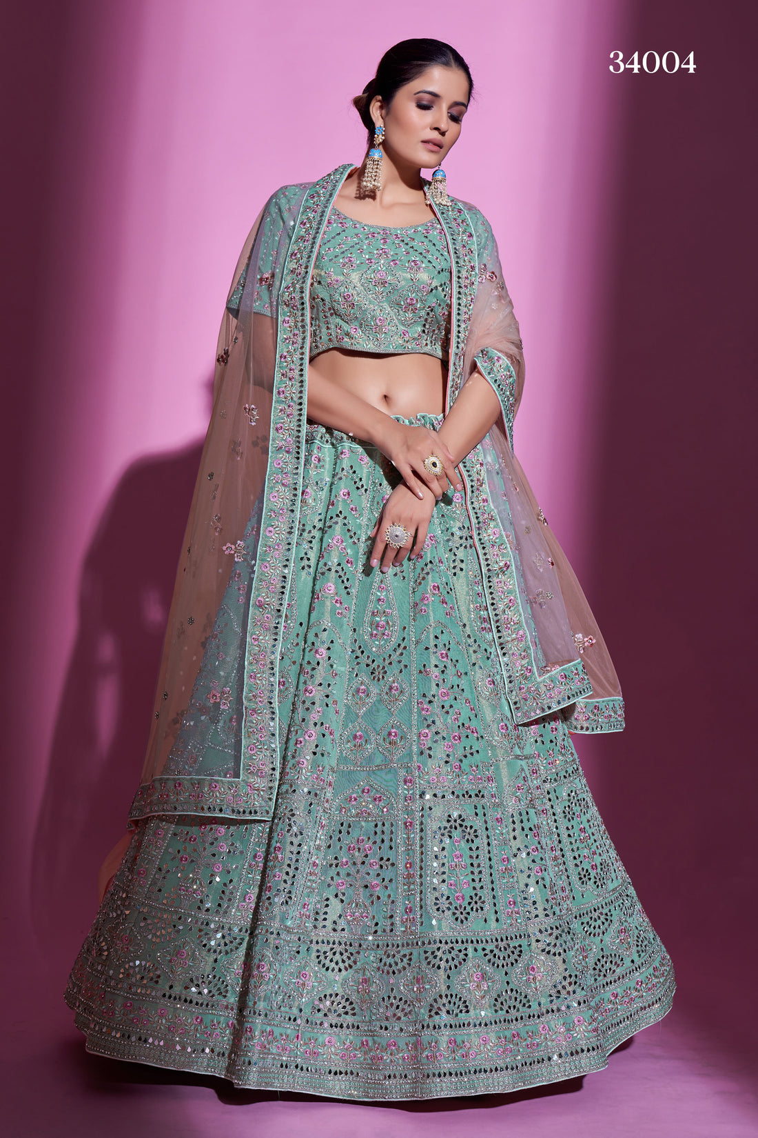 ARYA KIMAYA VOL.2 DESIGNER LEHENGA D.NO 34004 Anant Tex Exports Private Limited