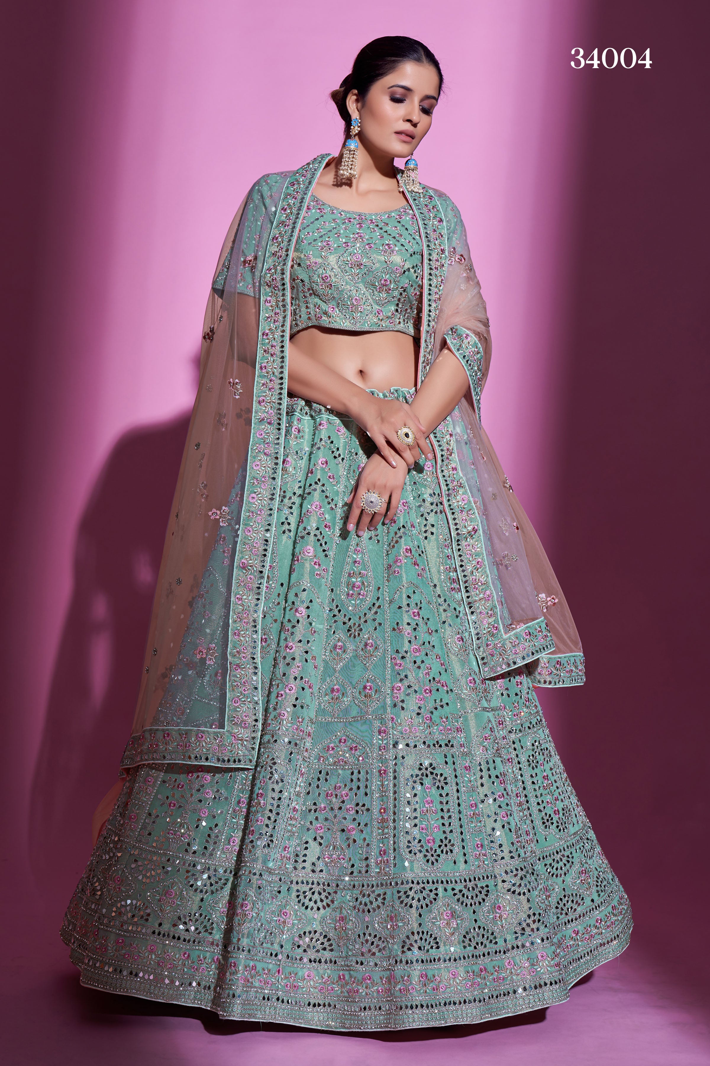 ARYA KIMAYA VOL.2 DESIGNER LEHENGA D.NO 34004 Anant Tex Exports Private Limited