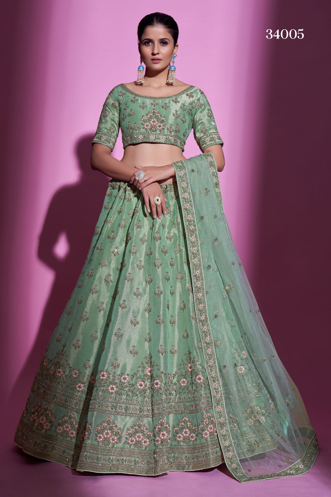 ARYA KIMAYA VOL.2 DESIGNER LEHENGA D.NO 34005 Anant Tex Exports Private Limited