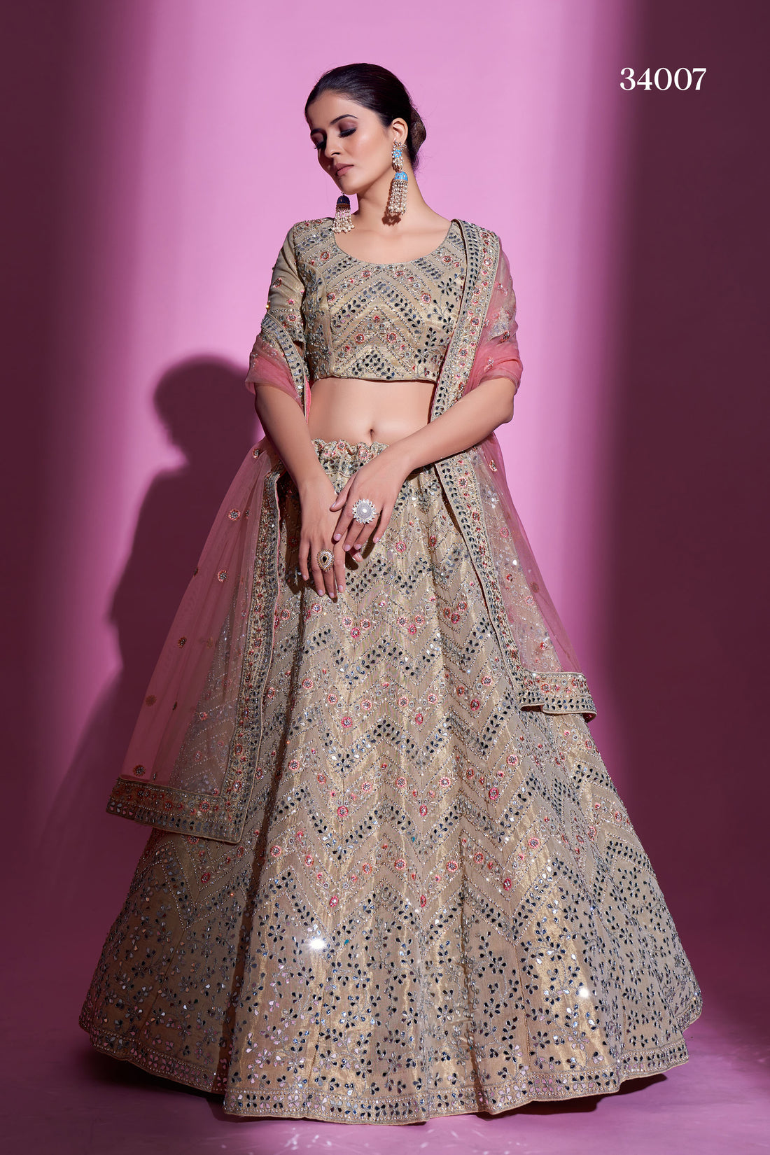 ARYA KIMAYA VOL.2 DESIGNER LEHENGA D.NO 34007 Anant Tex Exports Private Limited