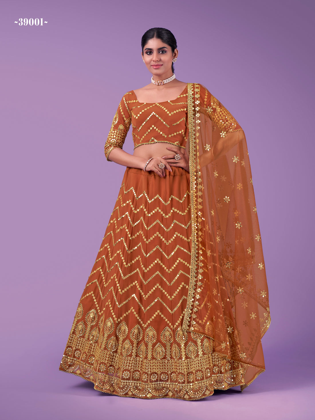 ARYA CINDRELLA VOL -14 DESIGNER LEHENGA D.NO 39001 Anant Tex Exports Private Limited