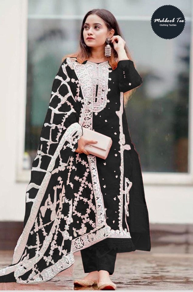 Occasion Wear Embroidery Suit D.no-1006 Anant Tex Exports Private Limited