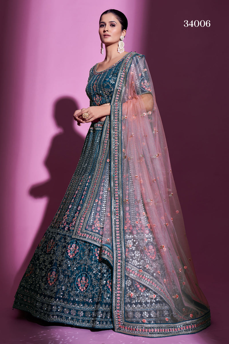 ARYA KIMAYA VOL.2 DESIGNER LEHENGA D.NO 34006 Anant Tex Exports Private Limited