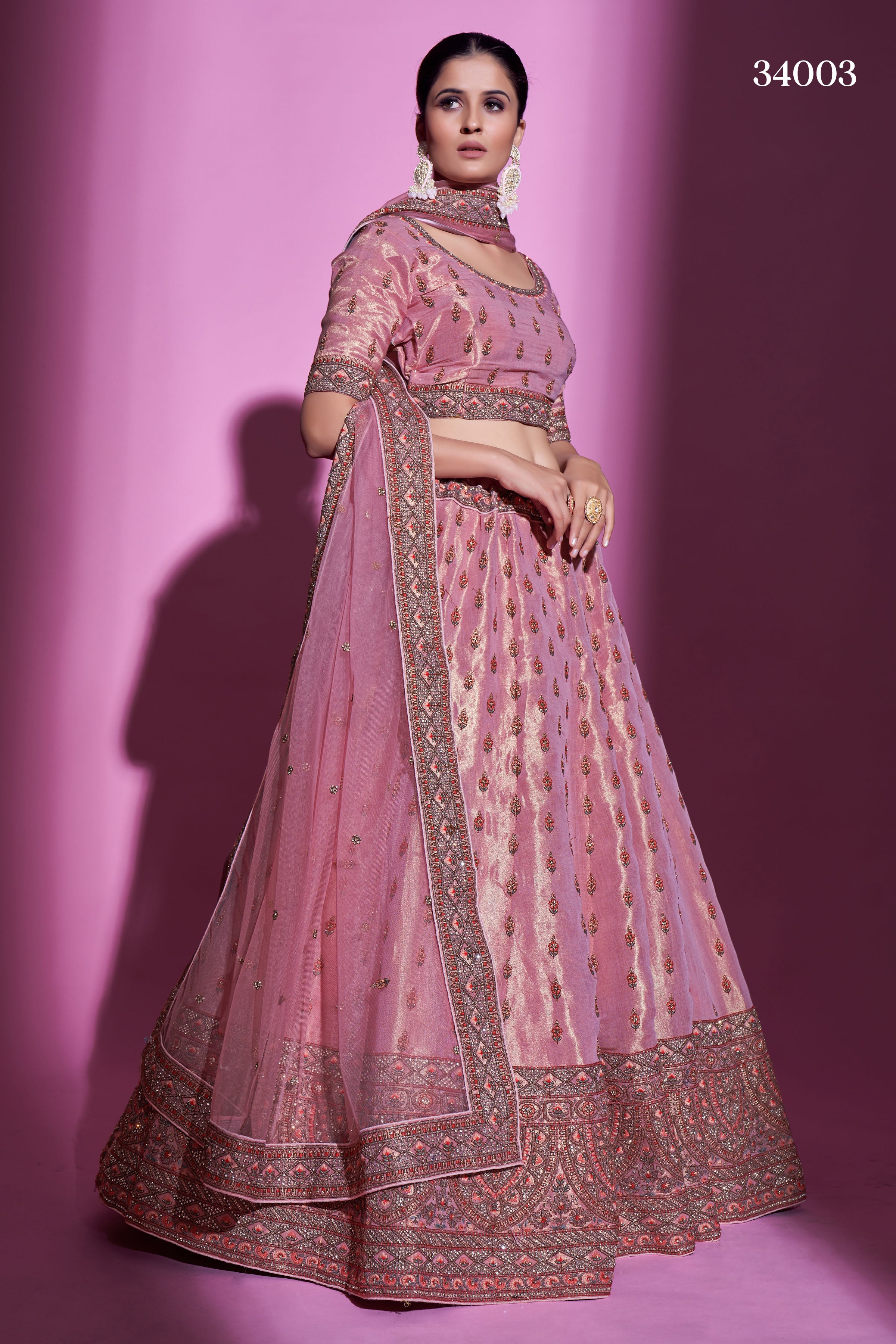 ARYA KIMAYA VOL.2 DESIGNER LEHENGA D.NO 34003 Anant Tex Exports Private Limited