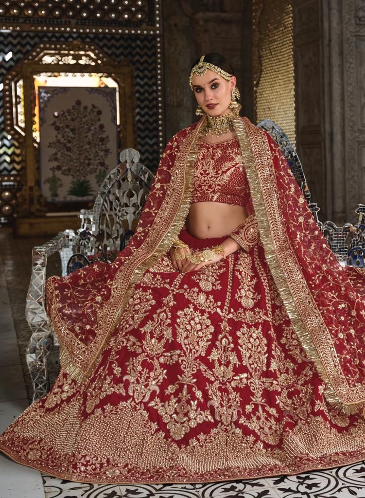 Senhora Bharat Bridal Heritage Vol 35 Dno 2048 Exclusive Heavy Lehenga Choli Anant Tex Exports Private Limited