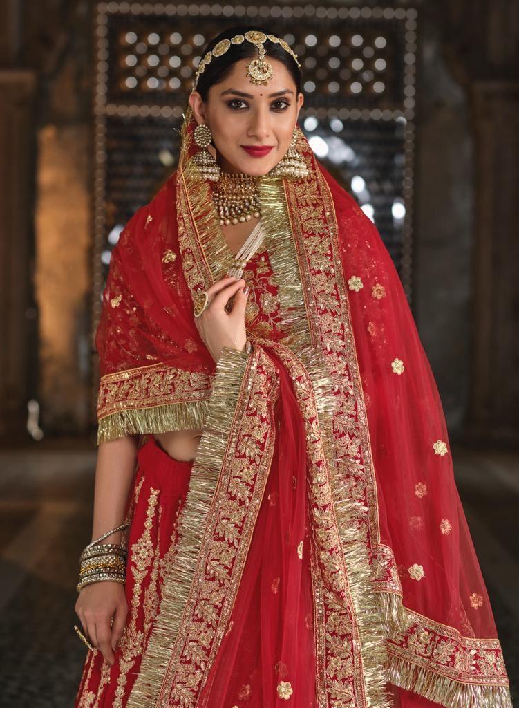 Senhora Bharat Bridal Heritage Vol 35 Dno 2049 Exclusive Heavy Lehenga Choli Anant Tex Exports Private Limited