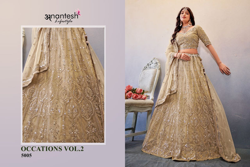 ANANTESH LIFESTYLE NEW CATALOG OCCASIONS VOL 2 PREMIUM WEDDING COLLECTION DNO 5005 Anant Tex Exports Private Limited