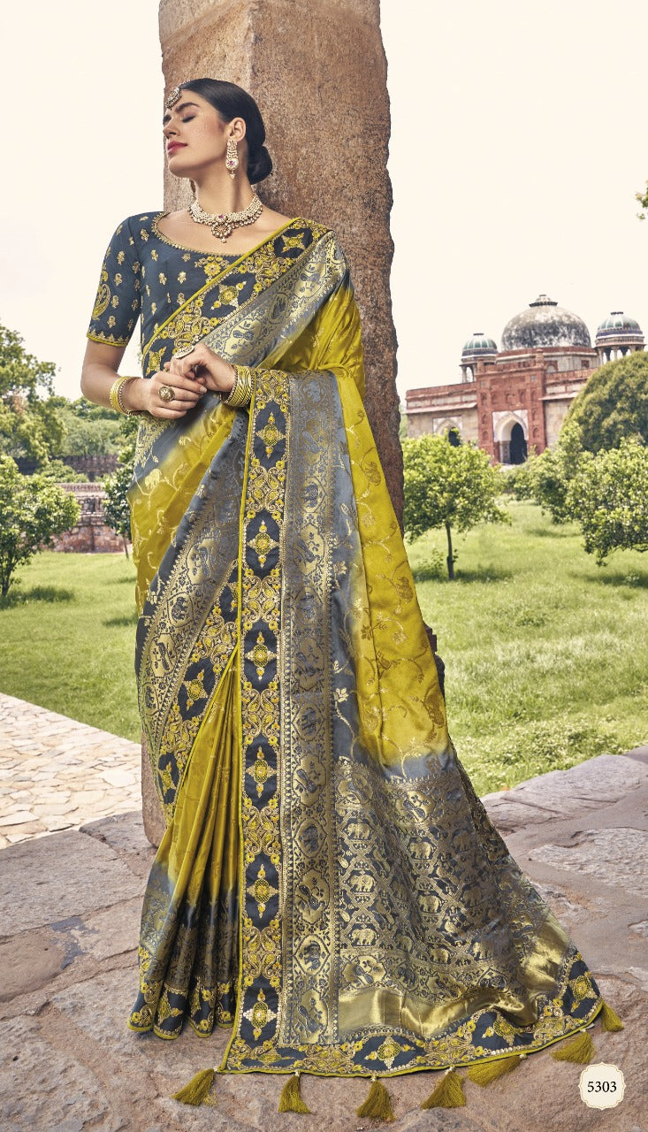 Tathastu 5301 To 5312 Series BY Tathastu Designer Silk sarees Anant Tex Exports Private Limited