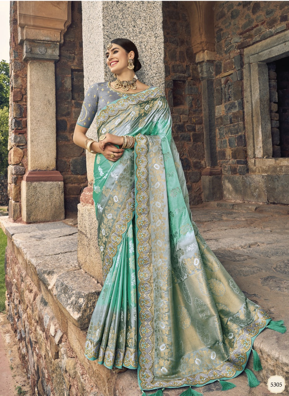 Tathastu 5301 To 5312 Series BY Tathastu Designer Silk sarees Anant Tex Exports Private Limited